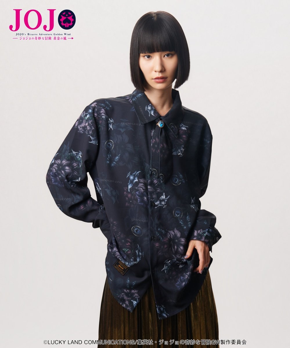 画像10: 【アニメ『ジョジョの奇妙な冒険 黄金の風』 glambコレクション】glamb グラム / Giorno Giovanna Shirt (1色展開) (10)
