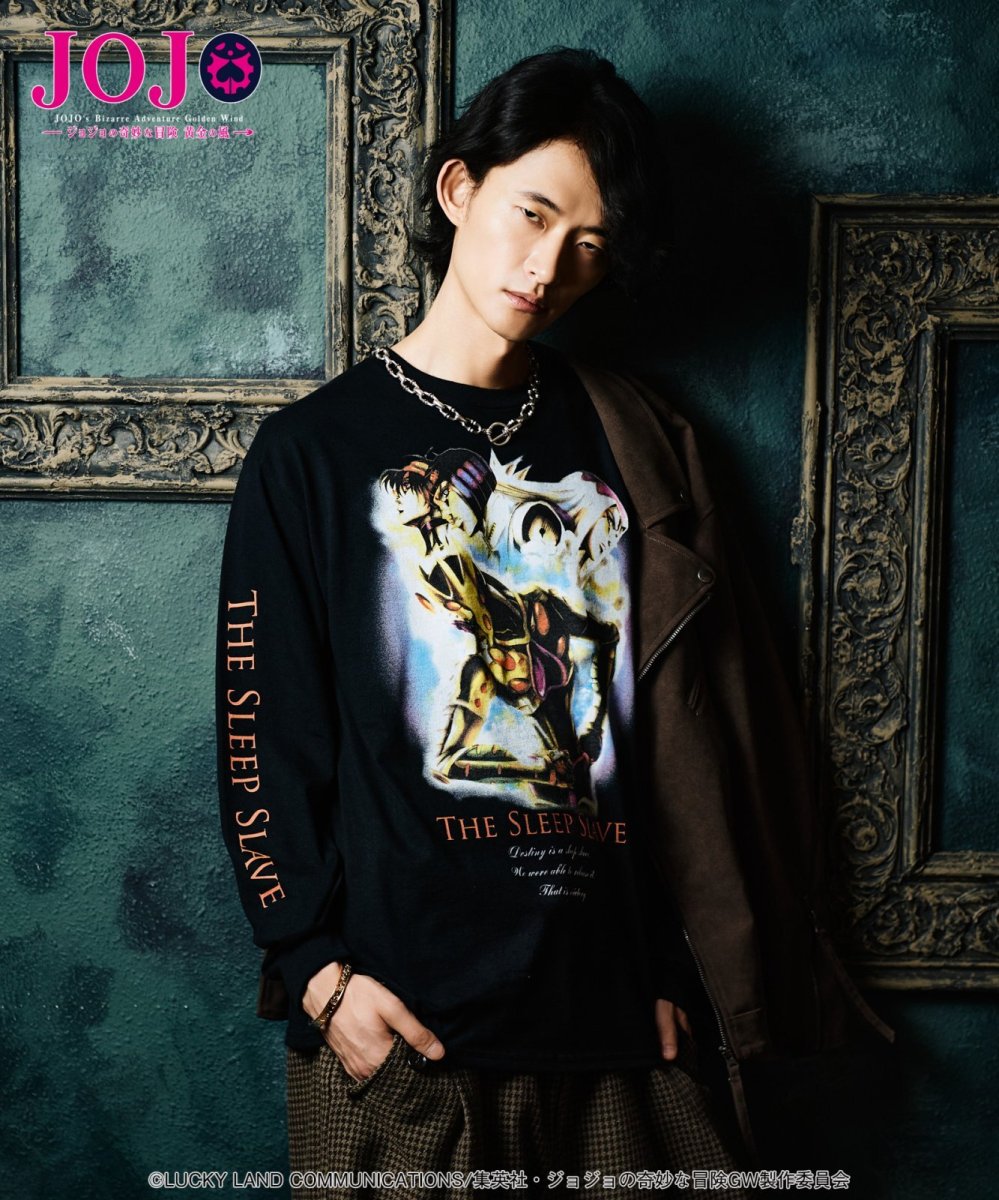 画像10: 【アニメ『ジョジョの奇妙な冒険 黄金の風』 glambコレクション】glamb グラム / The Sleep Slave Cutsew (2色展開) (10)
