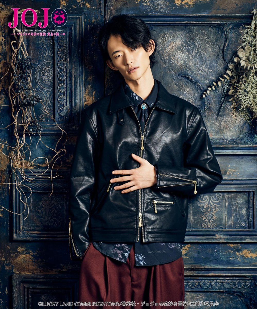 画像33: 【アニメ『ジョジョの奇妙な冒険 黄金の風』 glambコレクション】glamb グラム / Bruno Bucciarati Riders Jacket (1色展開) (33)