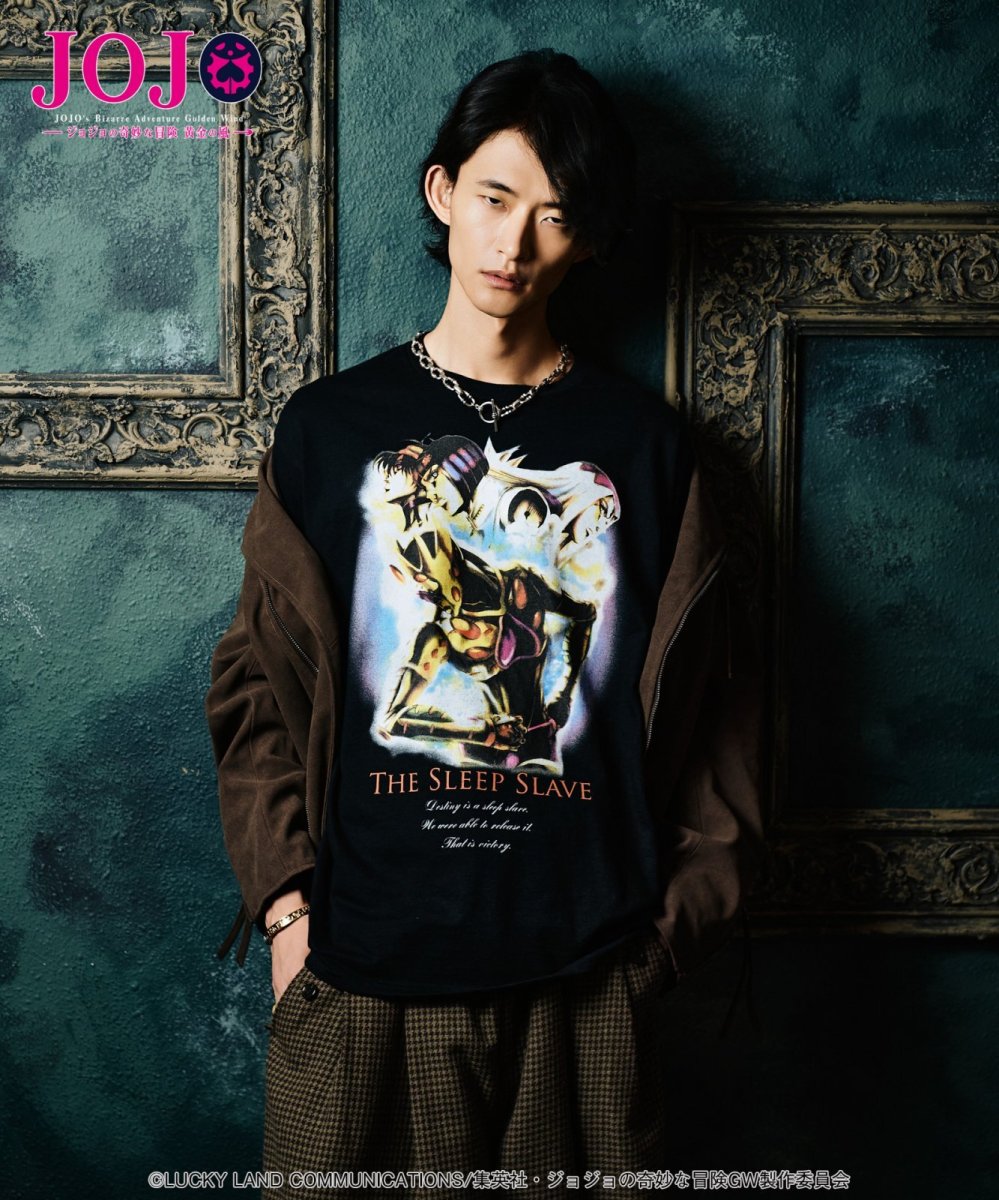 画像9: 【アニメ『ジョジョの奇妙な冒険 黄金の風』 glambコレクション】glamb グラム / The Sleep Slave Cutsew (2色展開) (9)