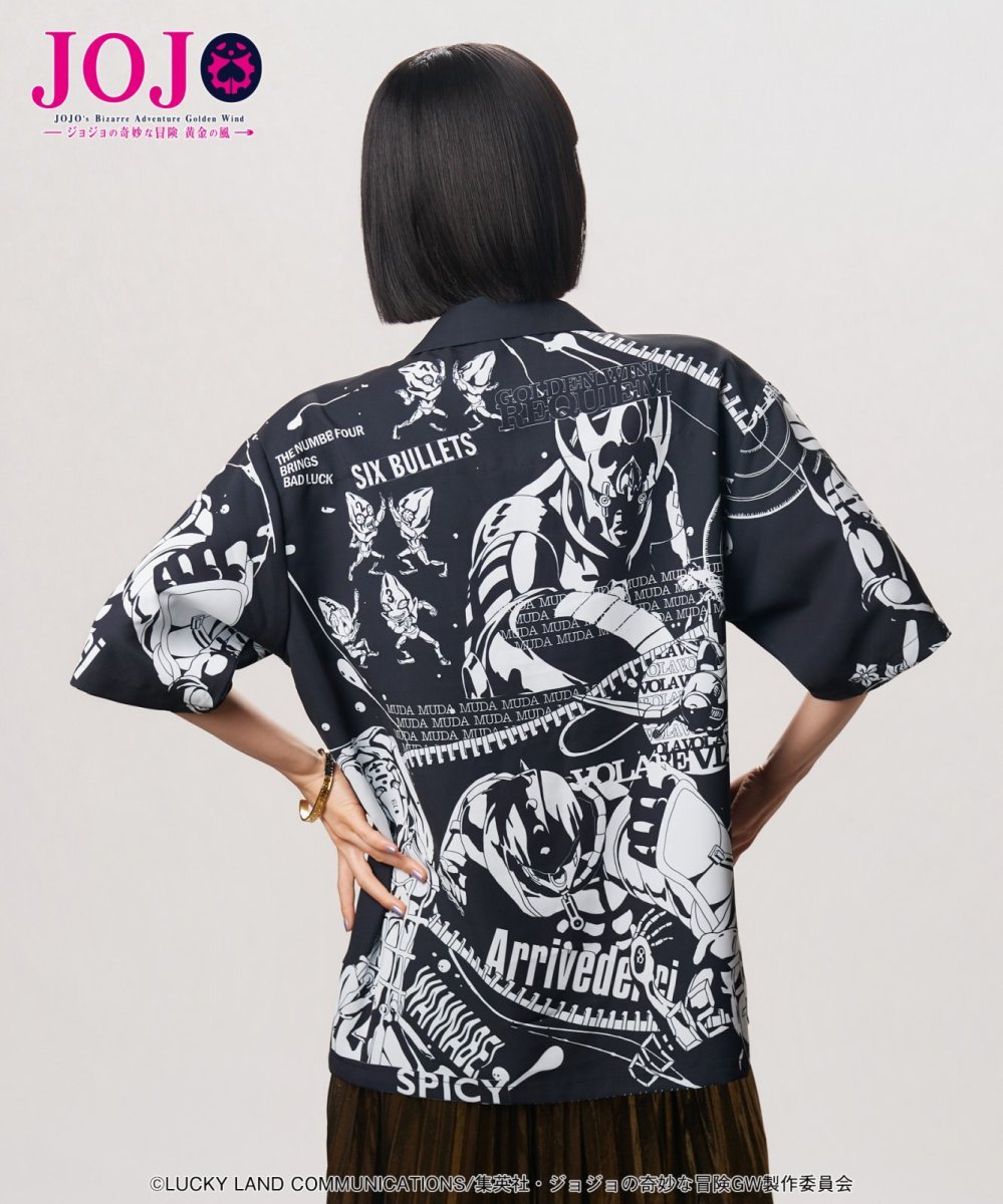 画像5: 【アニメ『ジョジョの奇妙な冒険 黄金の風』 glambコレクション】glamb グラム / Team Bucciarati Stand Shirt (1色展開) (5)
