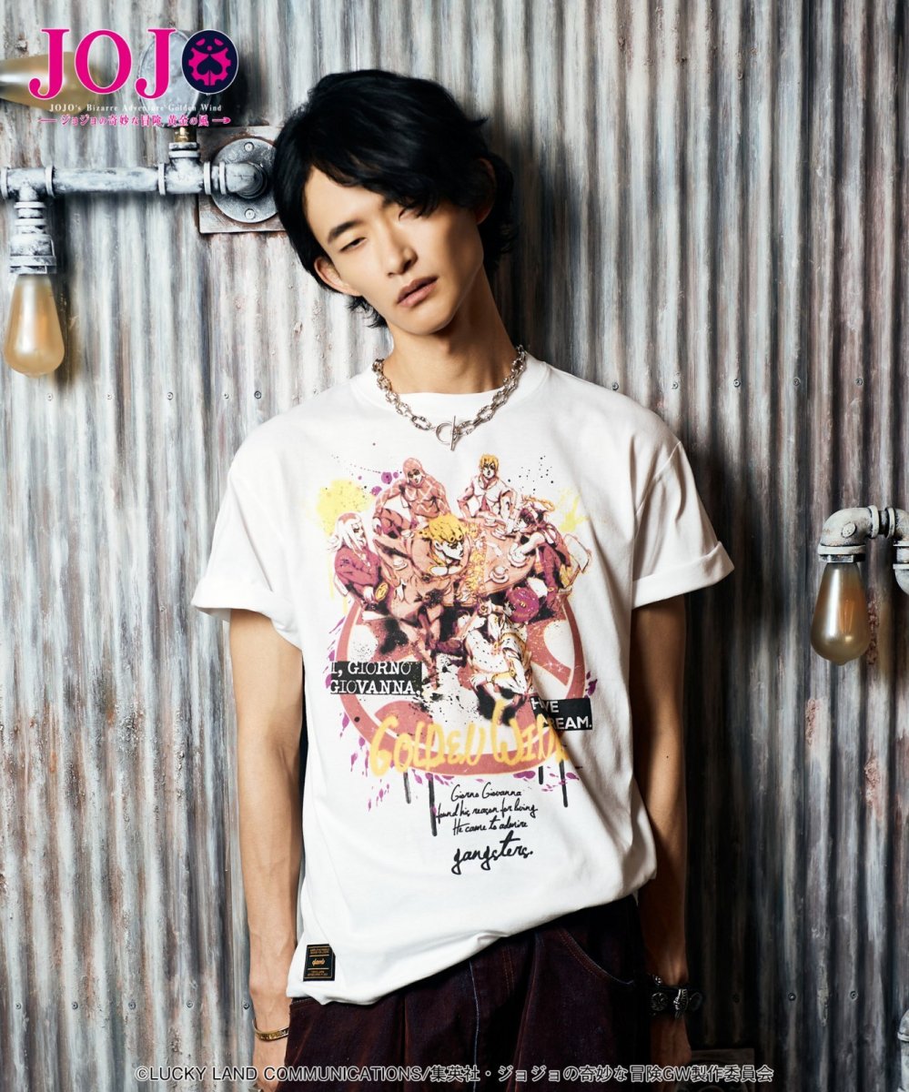 画像7: 【アニメ『ジョジョの奇妙な冒険 黄金の風』 glambコレクション】glamb グラム / Team Bucciarati T-Shirt (2色展開) (7)