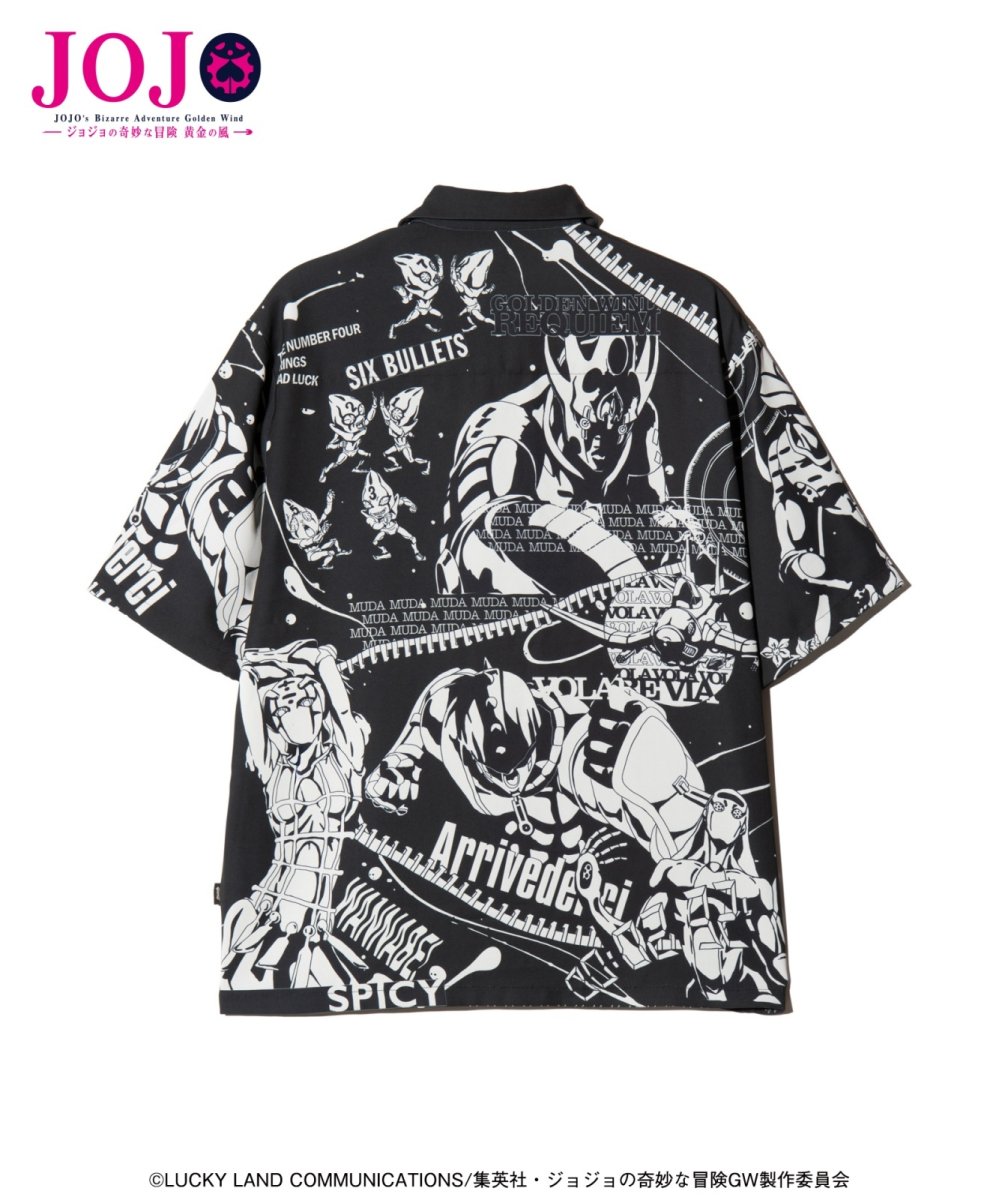 画像2: 【アニメ『ジョジョの奇妙な冒険 黄金の風』 glambコレクション】glamb グラム / Team Bucciarati Stand Shirt (1色展開) (2)