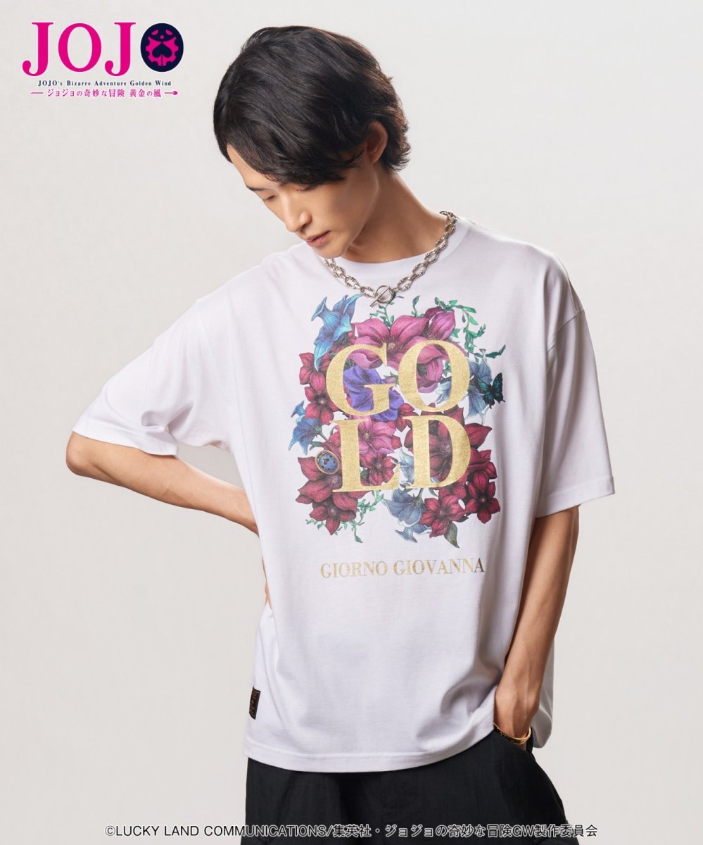 画像5: 【アニメ『ジョジョの奇妙な冒険 黄金の風』 glambコレクション】glamb グラム / Giorno Giovanna T-Shirt II (2色展開) (5)