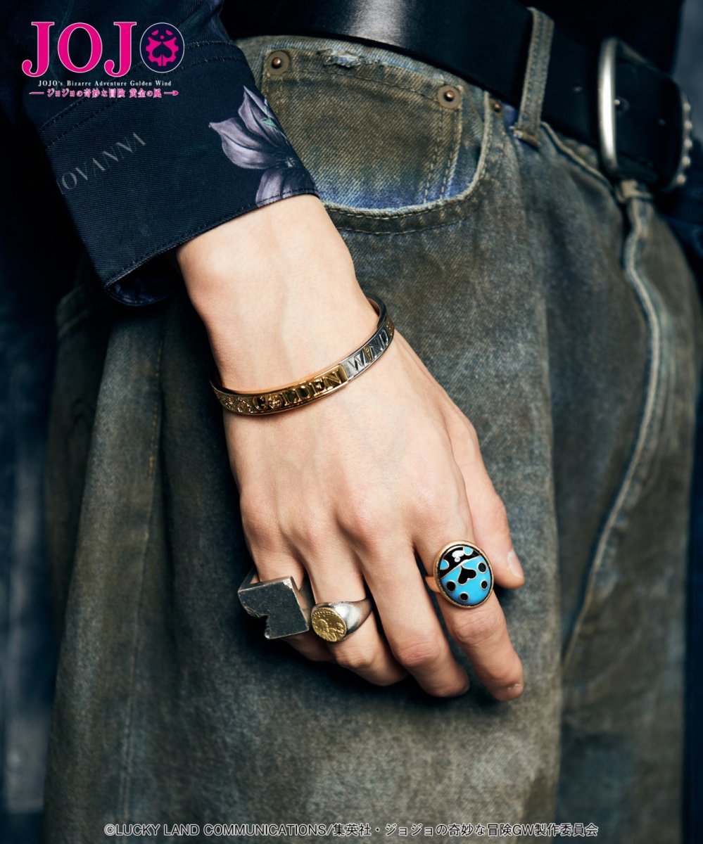 画像14: 【アニメ『ジョジョの奇妙な冒険 黄金の風』 glambコレクション】glamb グラム / Giorno & Bucciarati Bangle (1色展開) (14)