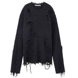 JOHN LAWRENCE SULLIVAN ジョンローレンスサリバン / DAMAGED RIB KNIT