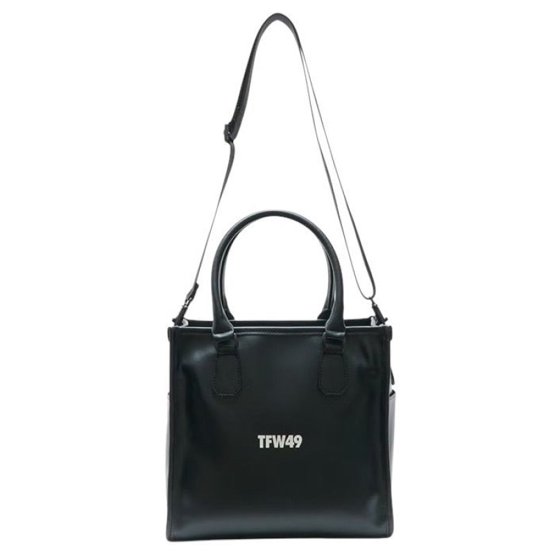 TFW49 / SYNTHETIC LEATHER ROUND BAG (black)の通販－INCENSE(インセンス)