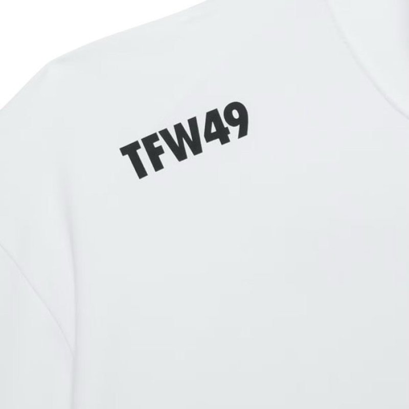 TFW49 / HALF MOCKNECK TEE (white)の通販－INCENSE(インセンス)