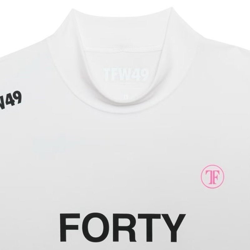 TFW49 / HALF MOCKNECK TEE (white)の通販－INCENSE(インセンス)