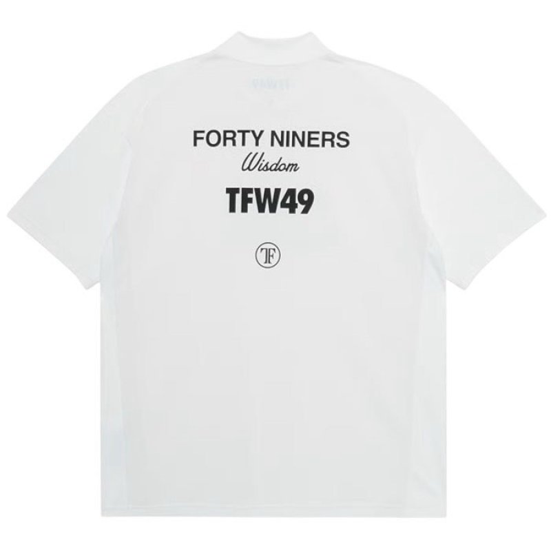 TFW49 / HALF MOCKNECK TEE (white)の通販－INCENSE(インセンス)