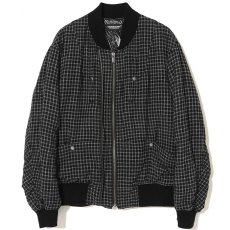 画像1: 【9/19・11:00発売】UNDERCOVER アンダーカバー / UC2F4208 / MA-1ジャケット (black check) (1)