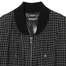 画像3: 【9/19・11:00発売】UNDERCOVER アンダーカバー / UC2F4208 / MA-1ジャケット (black check) (3)