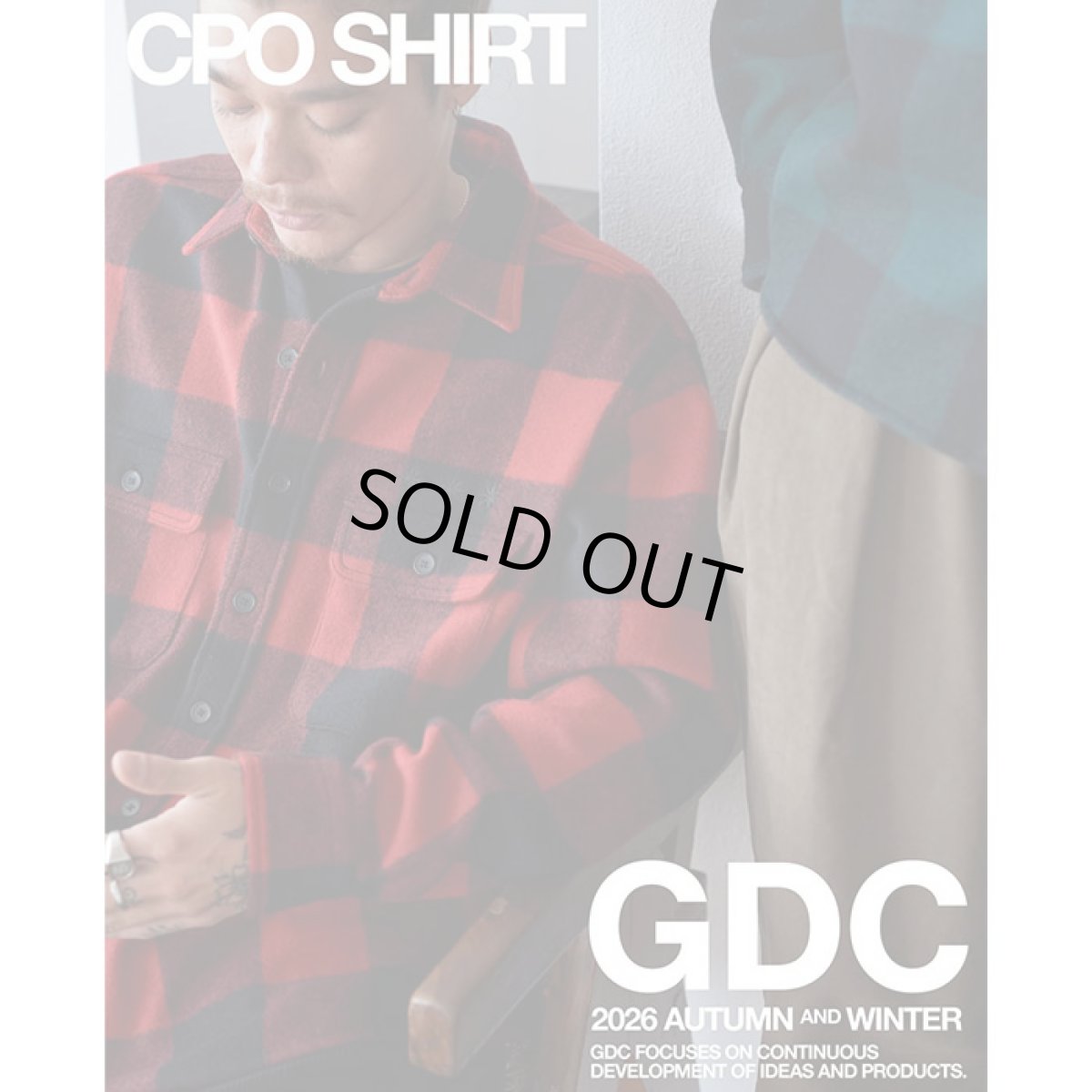 画像12: GDC ジーディーシー / CPO Shirt (red) (12)