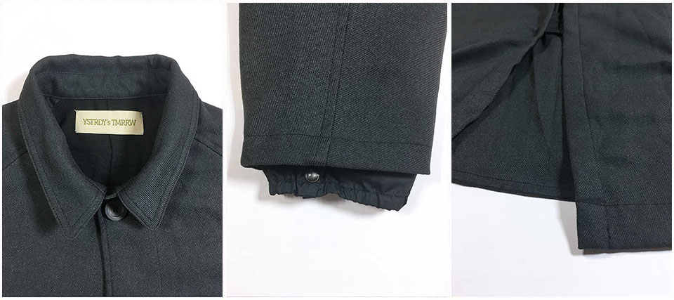 イエスタデイズトゥモロウ ジャケットonジャケットが可能なアウター