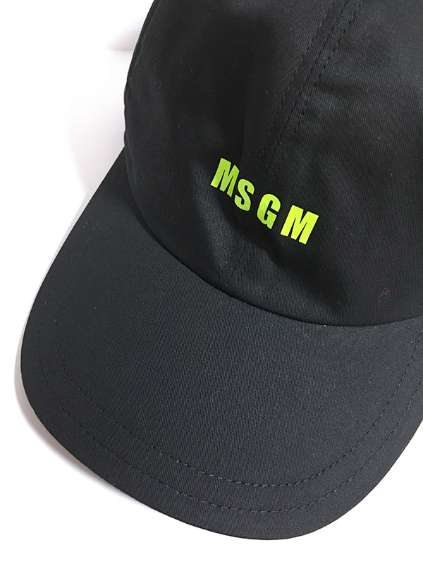 MSGM エムエスジーエム キャップ BLACK-siegfried.com.ec