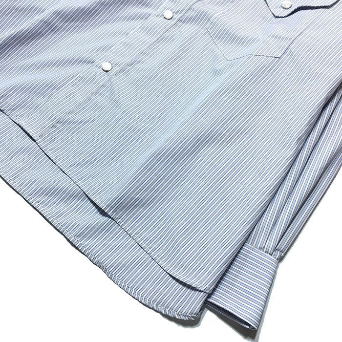 人気新品 jieda ジエダ ストライプ ウエスタンシャツ - トップス - logoadvantage.com