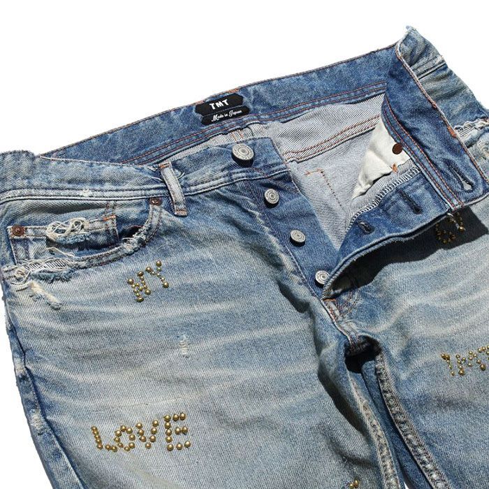 TMT SOFT DENIM 5P STRAIGHT／INDIGO LIGHT