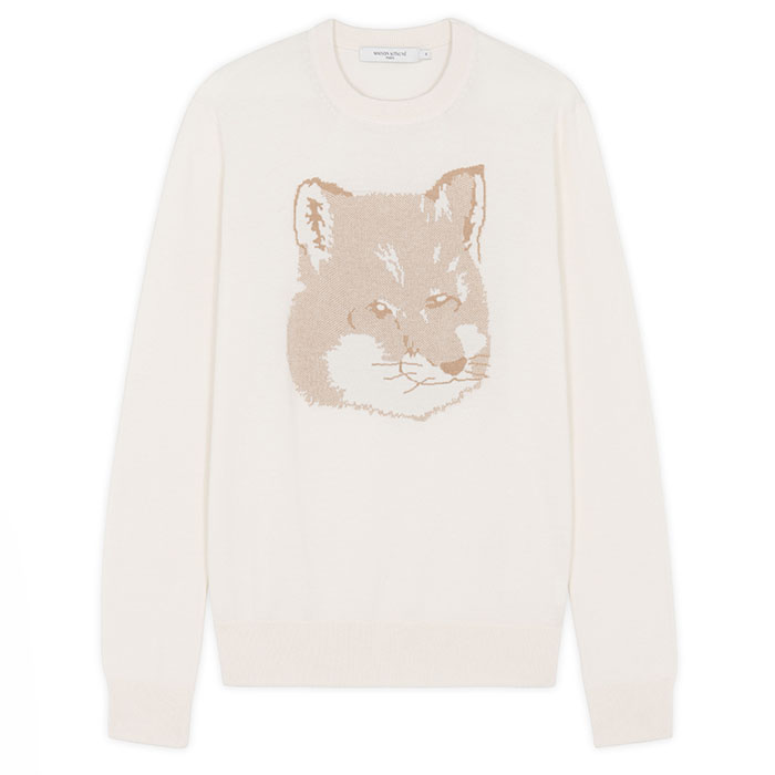 MAISON KITSUNE FOX HEAD PULLOVER