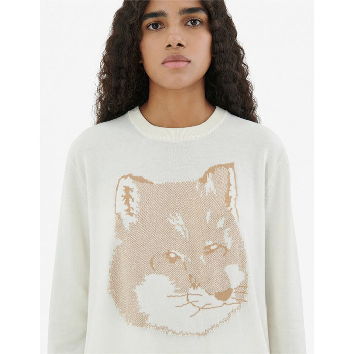 MAISON KITSUNE FOX HEAD PULLOVER