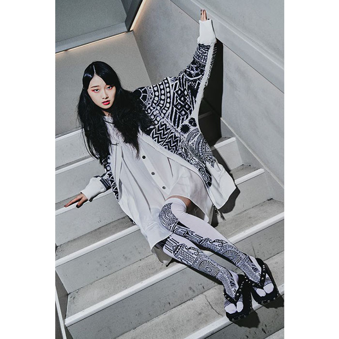 ACUOD by CHANU アクオドバイチャヌ 19SS サイドジップ グラフィック 