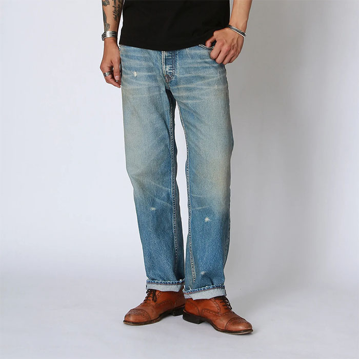 TMT SOFT DENIM 5P STRAIGHT／INDIGO LIGHT